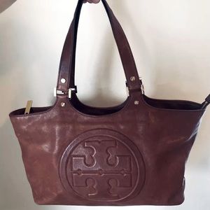 COPY - Tory Burch Bombe Embossed Leather Tote Bag